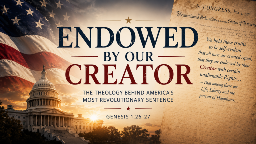 ENDOWED BY OUR CREATOR